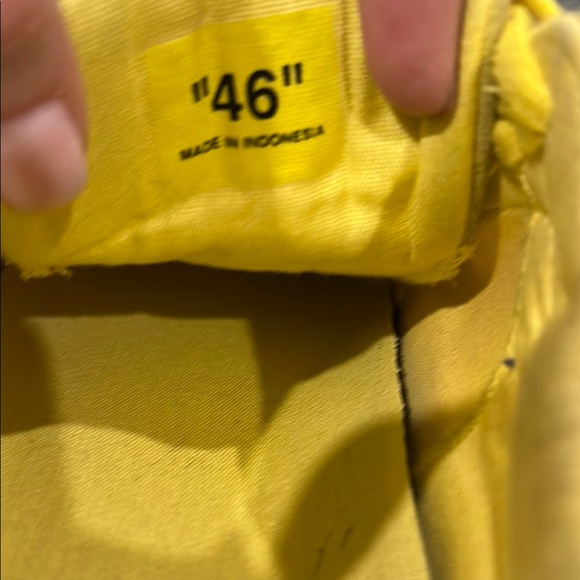 Off-White Size 46 / 13 Yellow Men's Low top Vulcanized Sneakers - Picture 12 of 16